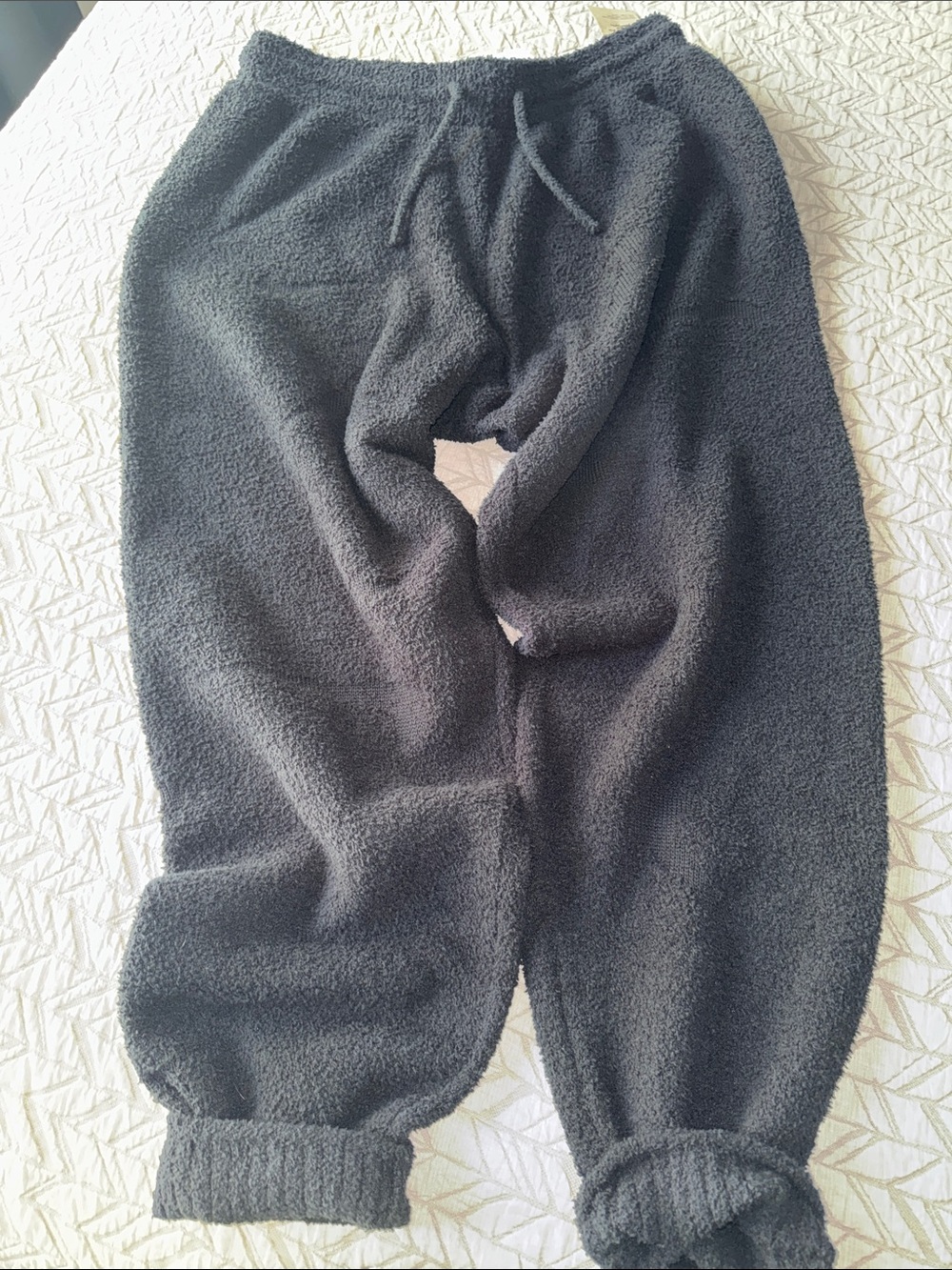 Nike Black Plush Jogger Sweatpants L
